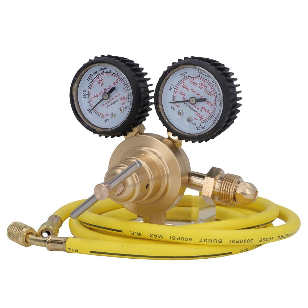 Регулятор азота CGA580 Вход 0600 PSI Выход 1/4 дюйма Наружная резьба Латунь Азотный газ