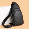 Men's Premium Genuine Leather Chest and Shoulder Crossbody Bag