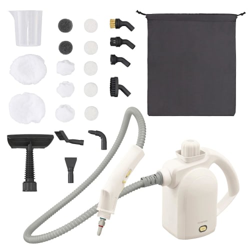IRIS OHYAMA Steam Cleaner Handy Type STM-305R-C Ivory Kitchen Cleaning Disinfecting Cleaning Year-end Cleaning Deodorizing Lightweight