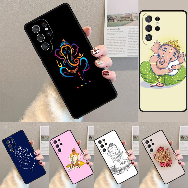 Ганаша Индуистский Бог Слон Силиконовый Чехол Для Телефона Для Samsung Galaxy note 10 pro S26 S25 S24 S23 S22 S21 Plus S25Ultra Capa Чехол