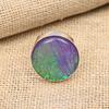 Фиолетовый австралийский тройной опал, драгоценный камень, кольцо из стерлингового серебра 925 пробы, удивительные ювелирные изделия ручной работы