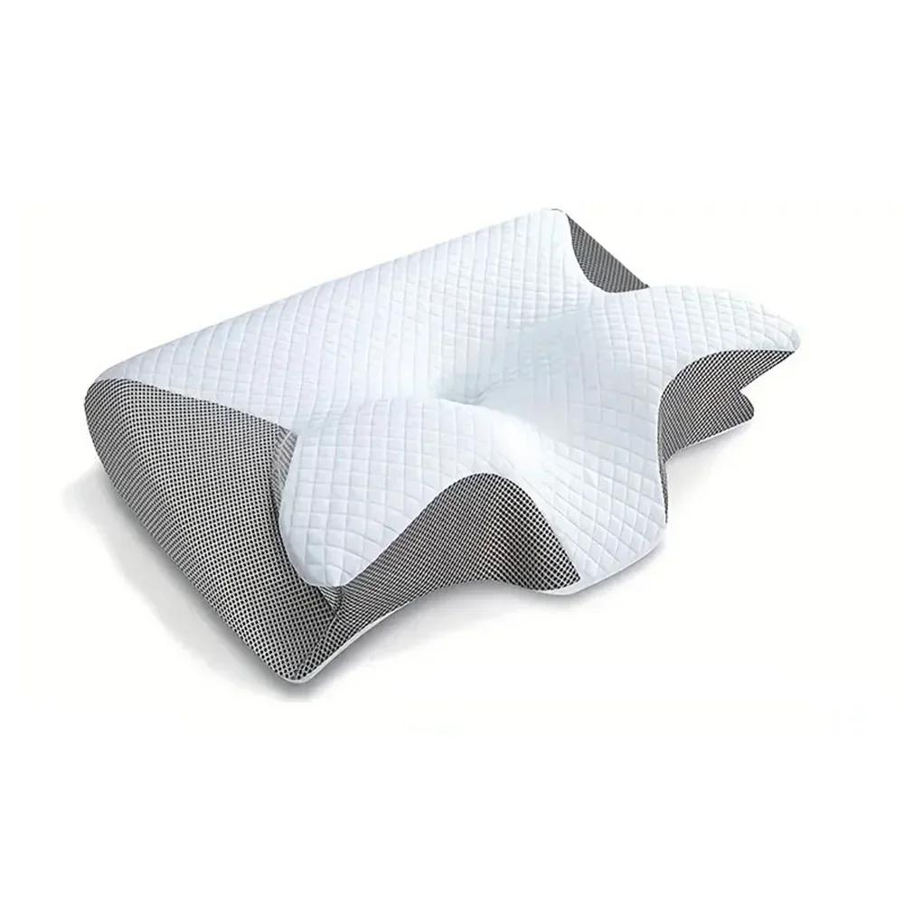 Подушка для сна Butterfly Sleep Memory Neck с медленным отскоком, удобная подушка для сна с эффектом памяти, ортопедическая подушка для массажа шеи и шеи