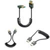 Кабель HDMI-совместимый на HDMI-совместимый 8K Ultra HD витой кабель папа-папа Экстремально тонкий кабель HDMI-совместимый 2.1 8K@60Гц 4K@120Гц
