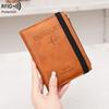 New Anti-theft Brush, ID Bag, Travel Passport, Card Bag, Multi-function Zipper, Short Passport Holder.