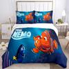 Nemo Adventure Print 3Pcs Bedding Setduvet Cover With 2 Bedropillowcase Home Birthday Gift