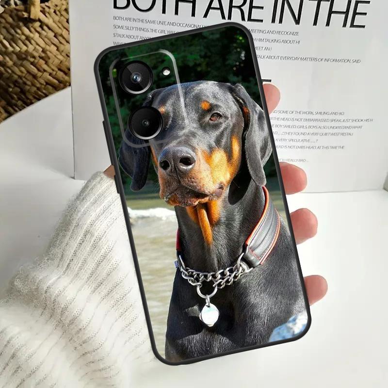 Dachshund Doberman Dog For Realme 15 10 11 12 13 14 Pro Plus C65 C67 C63 C61 C55 C51 C53 C35 C75 GT6 GT7 Pro Case
