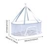 4-слойная сушильная сетка для трав, съемная сетка для сушки бюстгальтеров и одежды, складная, защита от мух, ветрозащитная, с крючком, для сушки рыбы/овощей/фруктов/трав