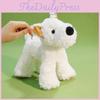 Highland Realistic West Terrier Plush Toy With Polyester Filling Kids For