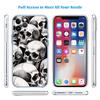 FM46 Skeleton Skull Soft Shell Transparent Phone Case for Motorola Moto G7 G8 G9 G84 G85 G73 G24 G15 Z2 Play Power Plus