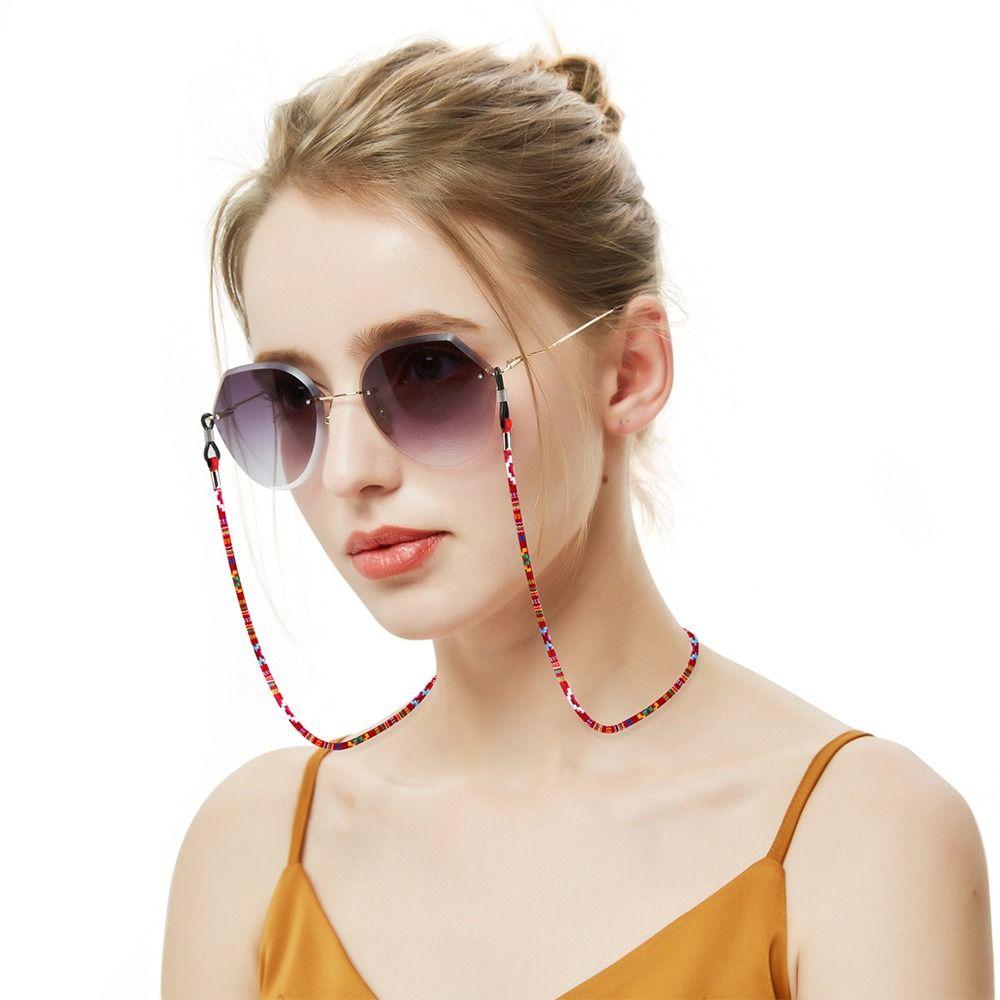 3pcs Anti-slip Glasses Chain Retro Glasses Necklace Useful Eyeglass Lanyard  Glasses Accessories