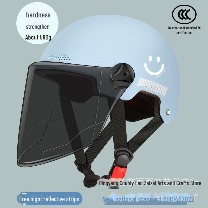 All-Season Electric Bike & Motorcycle Helmet, 3C Certified, Free Shipping, Unisex