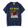 Новая черная футболка Cc Catch Premium Retro Music American, размер S-5XL, с длинным или коротким рукавом, винтажная, стираная, унисекс, дышащая