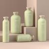 Avocado Green Round Shoulder 300ml/500ml Shampoo & Body Lotion Shower Gel Bottle
