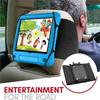 Silicone Holding Net Car Headrest Tablet Holder Black Tablet Mount for Car Back Seat  Kids