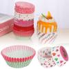 & Kitchen Liner Pastry Tools Cake Paper Cups Cupcake Wrappers Muffin Cases Santa Claus Christmas
