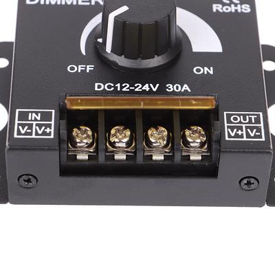 1 шт. Dc12V-24V светодиодный диммер 30A 360W регулируемая полоса для одного цвета 5050/3528