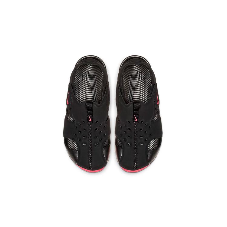 Nike Сандалии Sunray Protect 2 Черно-розовые Детские Возраст 3-7 лет 943826-003