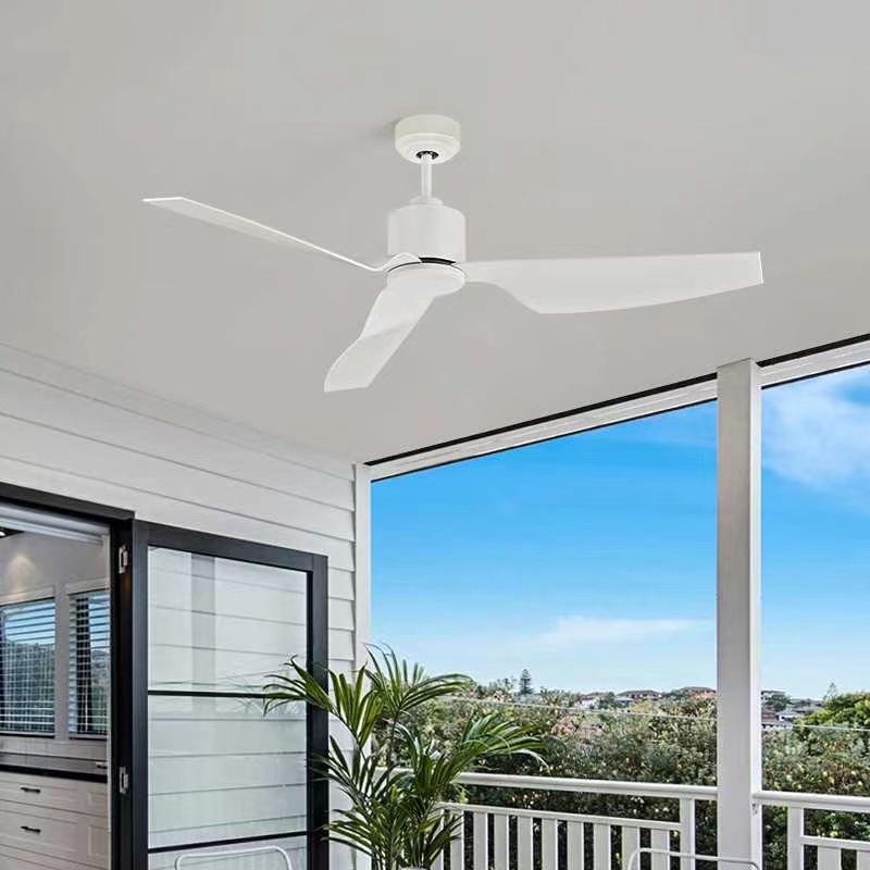 52" Retro Industrial Ceiling Fan for Living Room, Dining Room, or Office - No Light