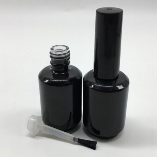 10ml Portable Nail Polish Varnish Empty Bottle Make-up Container with Brush