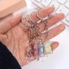 Acrylic Pendant Fruit Ice Cream Keychain Milk Tea Flower Slice Keyring   Car Keychain