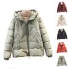 Women's Hooded Coat Ladies Winter Cotton Coat Thickened Warm Jacket