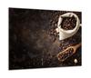 GLASS PROTECTIVE PLATE FOR STOVE 60x52 COFFEE