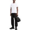 STONE ISLAND Мужская футболка Ss22 однотонная повседневная с круглым вырезом и коротким рукавом, топы, белая 76152NS80-V0001