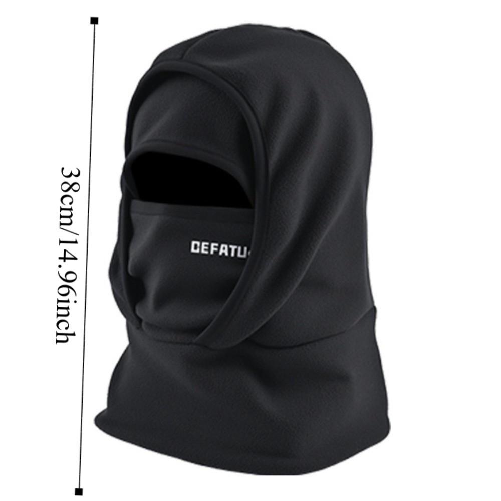 Neck Protection Balaclava Cycling Cap Double Layer Ski Windproof Cap Warm Hat Mask  Women Men