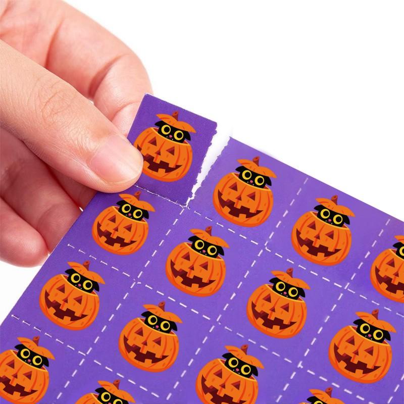 Halloween Bingo Game Cards 24 Players Family Kids Adult Party Supplies Pumpkin Themed