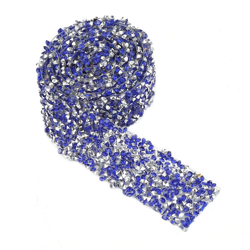 1yard 30mm Diamond Mesh Wrap Roll Sparkle Crystal Rhinestone Ribbon Decoration