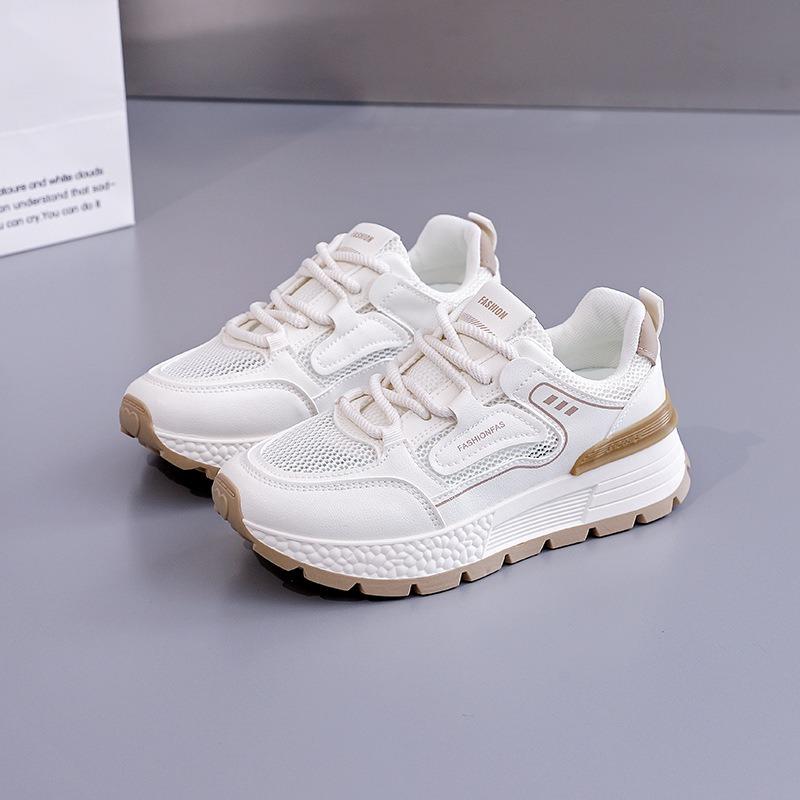 Весна Лето Новые Кроссовки Женские Уличные Простые Беговые Кроссовки Платформа Теннисные Тренировочные Кроссовки Женские Дышащие Вулканизированные Кроссовки