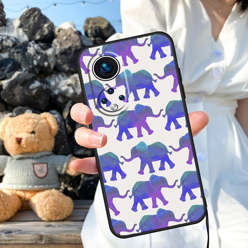 Милый чехол для телефона с изображением слоненка для Honor 90 Lite 50 70 Magic 5 6 Pro X6 X7 X8 X9 X6a X7a X8a X9a X9b X8b Cover
