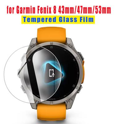 1-5 шт. Защитная пленка для экрана Garmin Fenix 8 43 мм/47 мм/53 мм AMOLED Solar Accessories Закаленное стекло Fenix 8 Защитная пленка от царапин