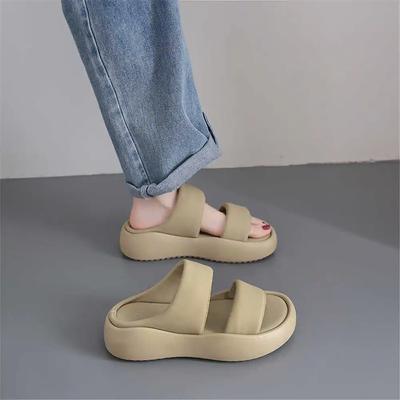 Платформа Платформенные Женские Оранжевые Кроссовки Мягкие Сандалии Обувь Пользовательские Тапочки Кроссовки Спорт Самые Продаваемые Винтажный Хит