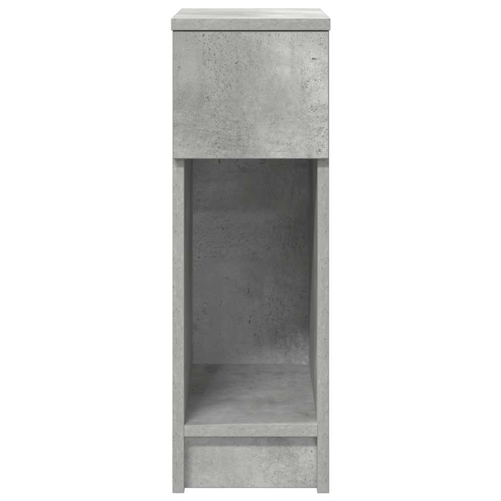 Vidaxl Szafka Nocna Z Szufladą, Szarość Betonu, 20X36X60 Cm