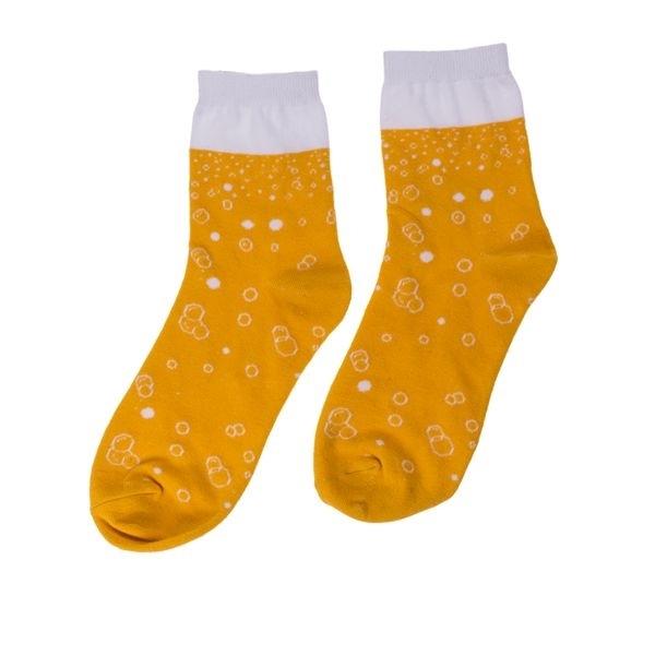 Носки в банке с пивным дизайном для мужчин и женщин