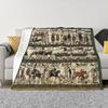 Плед из Байе Lvpyqep1kzm Одеяла Battle Of Hastings Plush Awesome Warm Throw Одеяло для покрывала на кровать Весна/Осень