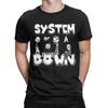 Novelty Punk Rock Band System Of A Down Tshirt Unisex Round Neck Short Sleeve Clothing  Cotton Summer Top Tee