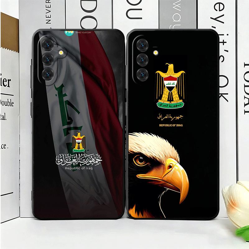Iraqi Flag Mark Soft Phone Case for Samsung A17 A37 A57 A16 A26 A36 A56 A15 A25 A35 A55 A14 A24 A34 A54 A13 A23 A33 A53 A52 A12