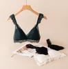 New spring and summer thin back bra French lace edge silk breathable no steel ring chest wrap