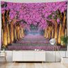 Home Decoration Tapestry Beautiful Forest Landscape Wall Hanging Bohemian Hippie Wall Decoration Polyester Fabric Sofa Blanket