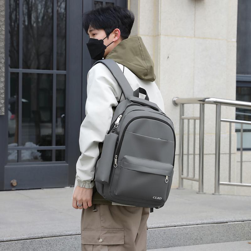 Backpack Set Student Schoolbag Male Business Water-Repellent Backpack