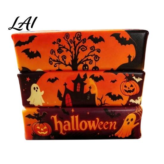 Slow Rebound Fidget Tools 1/3/12Pcs Halloween Butter Bar Squeeze Toy Ghost Pumpkin Stick Sensory Toy for Stress Relief Trick or Treat Party