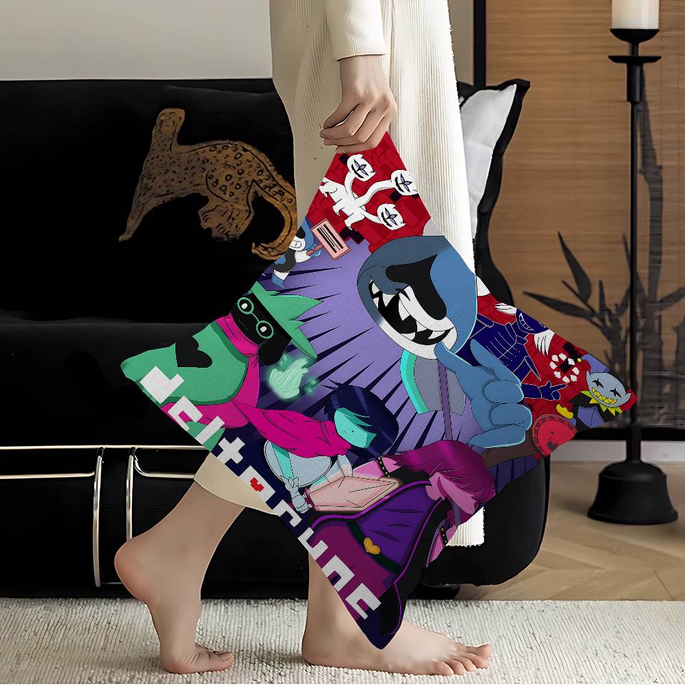 D-Deltarune Видеоигра Чехол для подушки Наволочка Декор Наволочка Печатный чехол для подушки для дивана