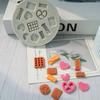 Multipurpose Small Cookie Silicone Mold Set Safe For Candy Making Cake Decorating Polymer Clay Ice Cube Tray