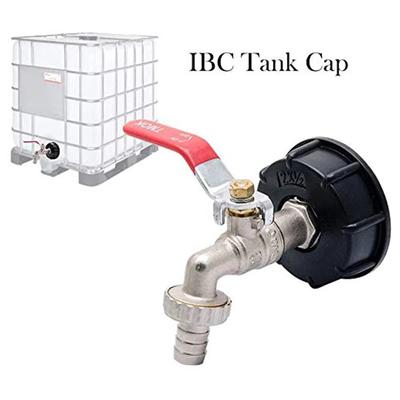 S60x6 Крупная резьба для IBC-коннектора 1/2'' 3/4'' Адаптер для водопроводной муфты Садовый сменный клапан