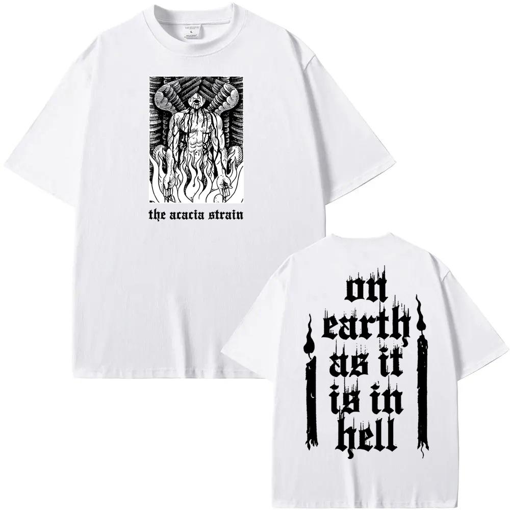 The Acacia Strain Summer NewT Shirt Short Sleeve Singers same styleTeeshirt Graphic Printing OneckTshirt Unisex Retro Clothes