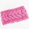 Winter Warmer Ear Knitted Headband For Women Crochet Bow Wide Stretch Hairband Headwrap Hair Accessories Lady Turban
