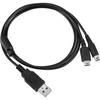 Compatible Nintendo 3DS Charger - Phonillico - USB - 1.2m - Black - Game Accessory