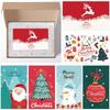 Decor Package Insert Merry Christmas Card Greeting Postcard Happy New Year Message Note Cards